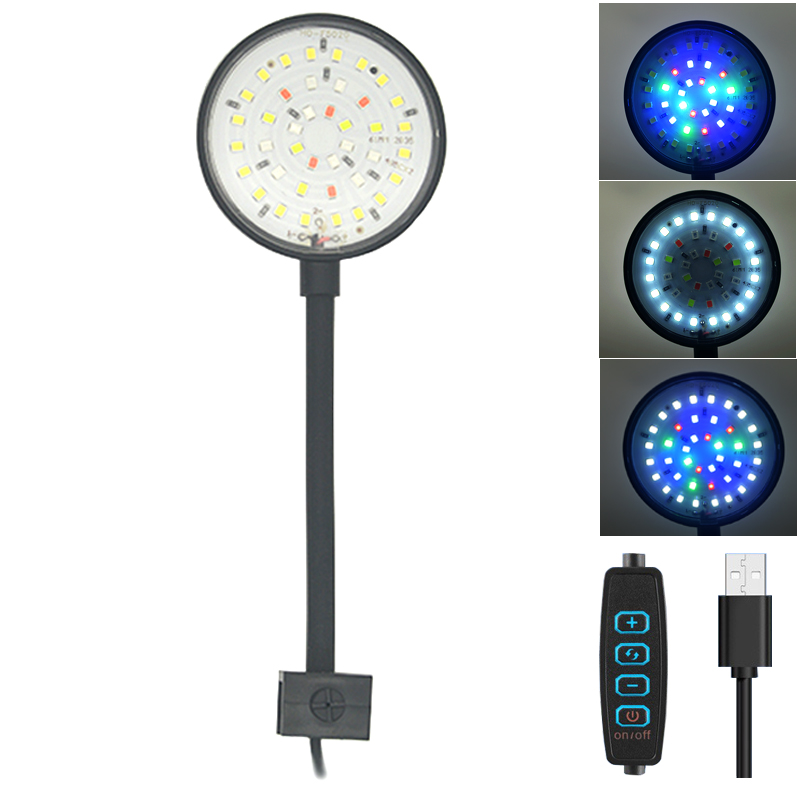 USB Aquarium LED Lamp Fish Tan - Aquarium Plant Light ulasan dan harga