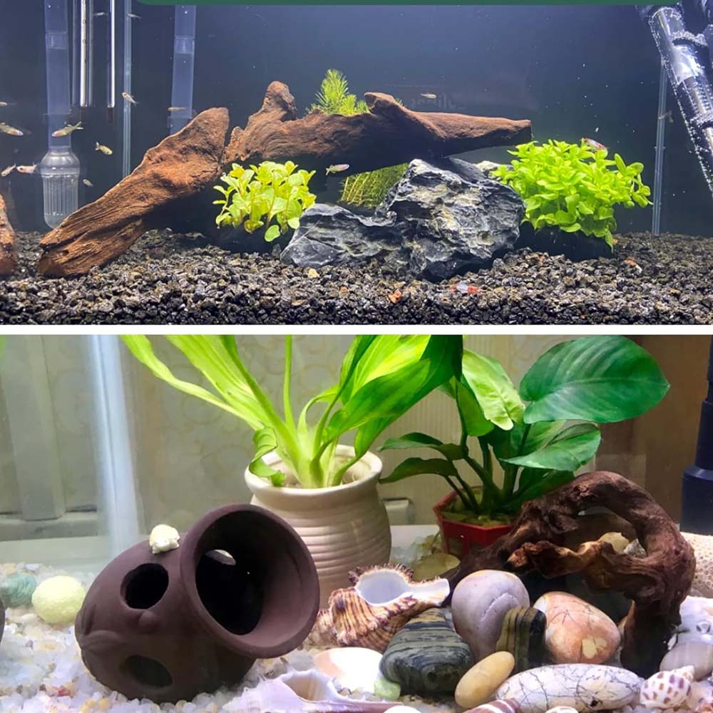 3PCS ﻿Natural-Look Driftwood S - Aquarium Plant Substrate ulasan dan harga