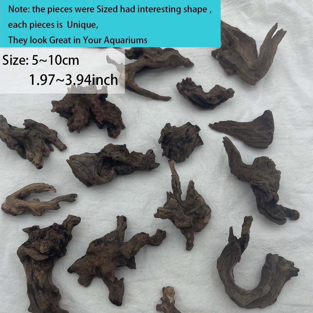 3PCS ﻿Natural-Look Driftwood S - Aquarium Plant Substrate ulasan dan harga