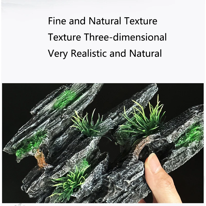 Resin Aquarium Rockery Mountai - Aquarium Driftwood ulasan dan harga