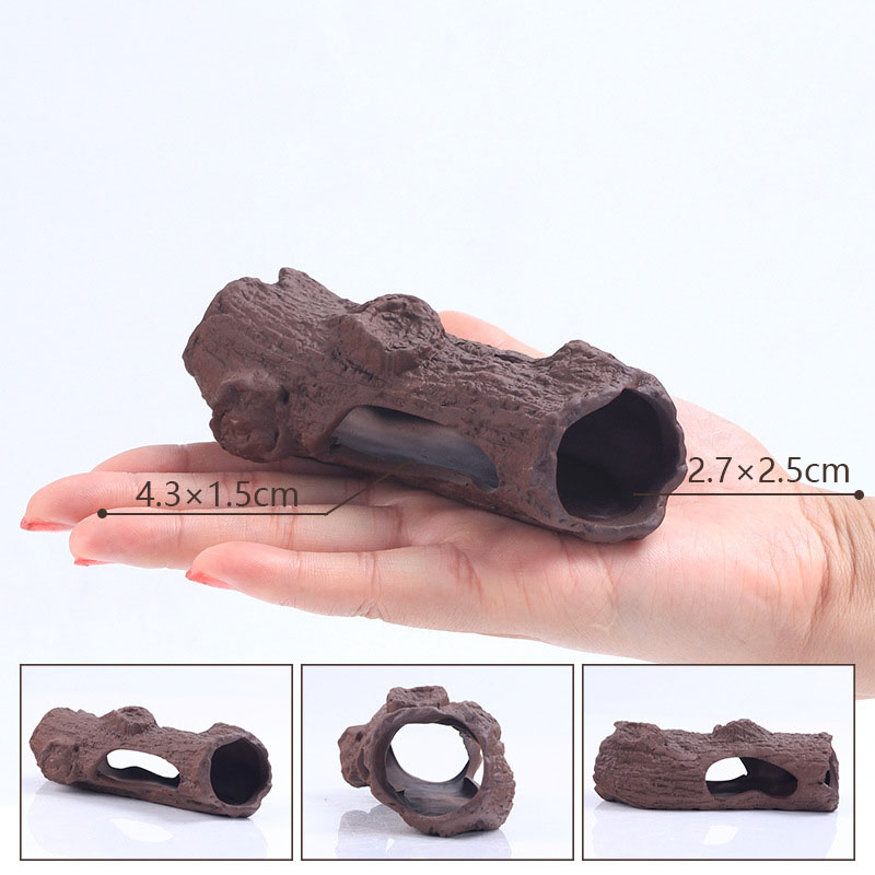 Ceramic Aquarium Cave Fish Shr - Aquarium Plant Holder ulasan dan harga