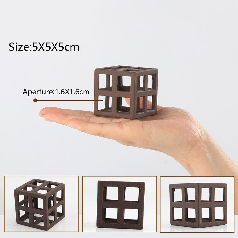 Ceramic Aquarium Cave Fish Shr - Aquarium Plant Holder ulasan dan harga