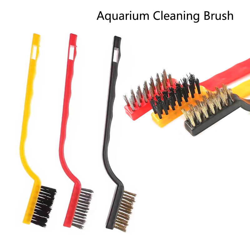 15cm Steel Wire Brush Aquarium - Planted Aquarium Cleaning ulasan dan harga