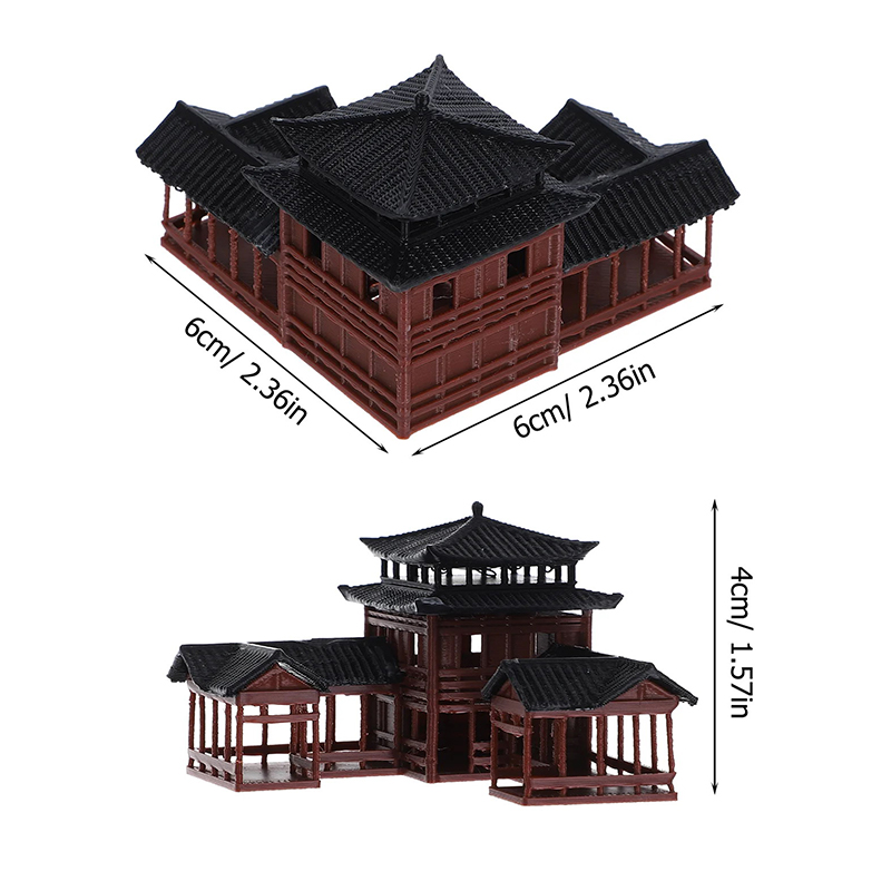 Ancient Building Model Miniatu - Aquarium Moss ulasan dan harga