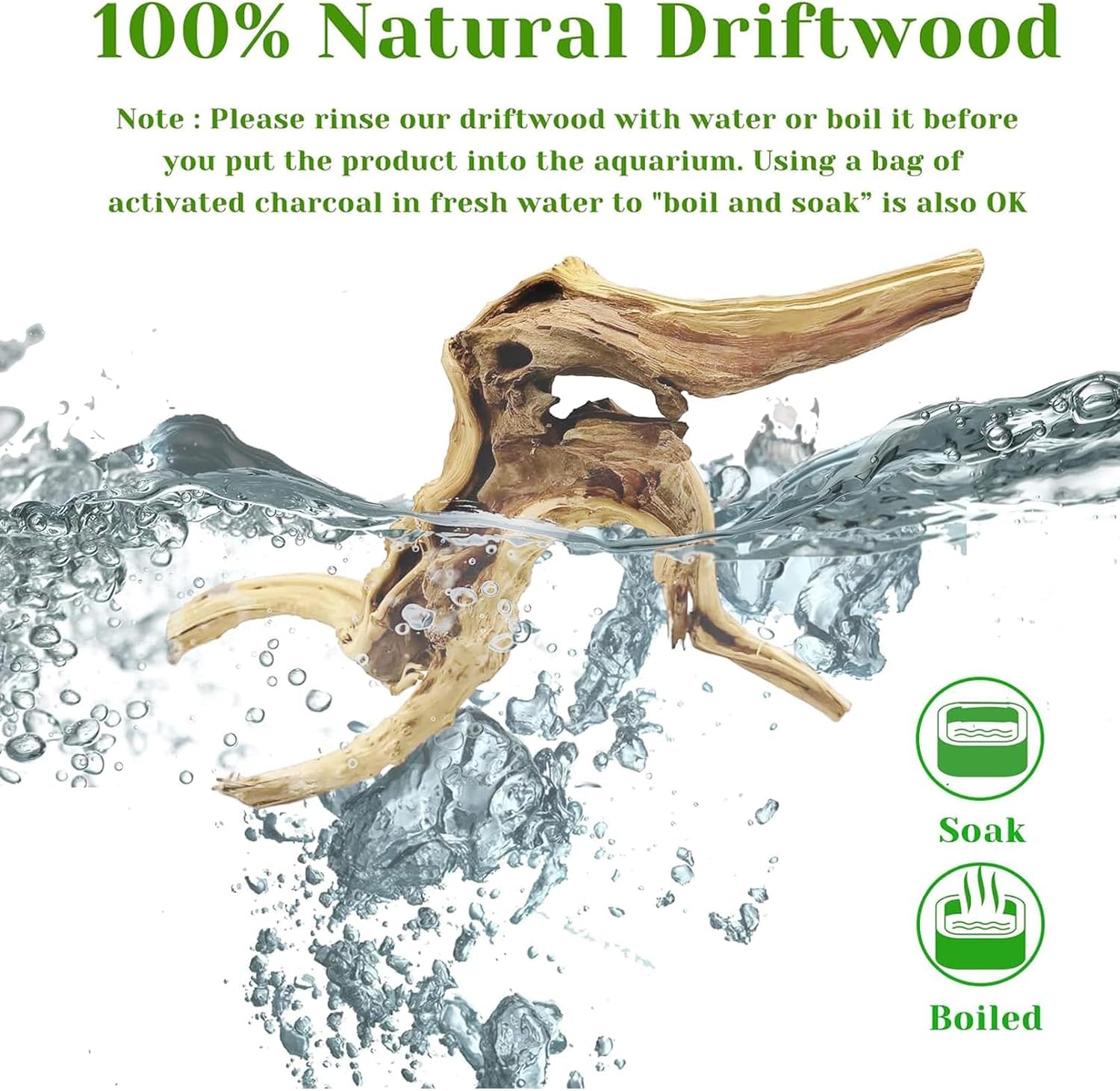 1PC  20-25CM Natural Driftwood - Aquarium Driftwood ulasan dan harga