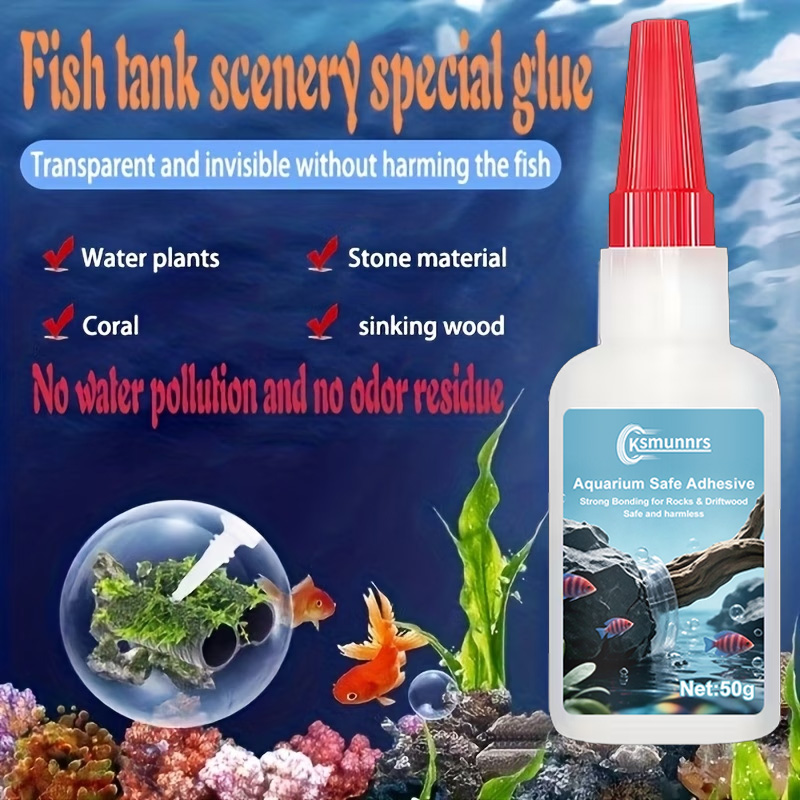 Aquarium Landscape Glue, Quick - Aquarium Plant Substrate ulasan dan harga