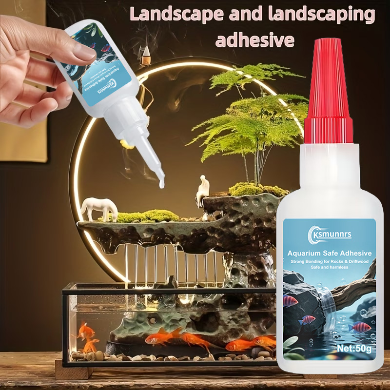 Aquarium Landscape Glue, Quick - Aquarium Plant Substrate ulasan dan harga