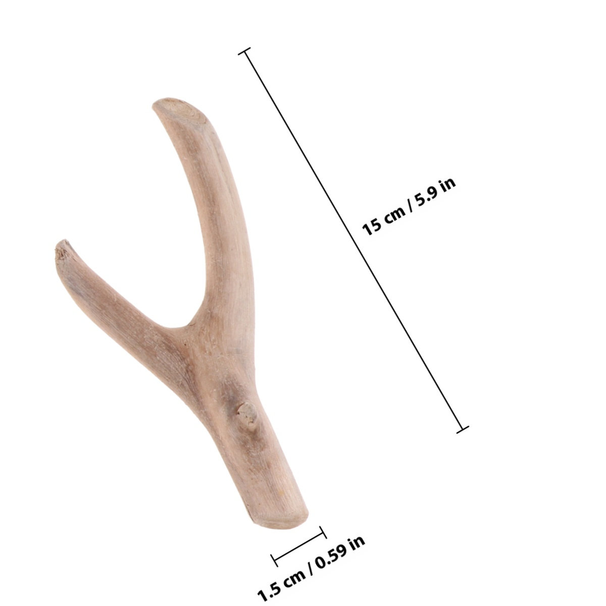 Natural Y-Shape Driftwood Orna - Aquarium Driftwood ulasan dan harga