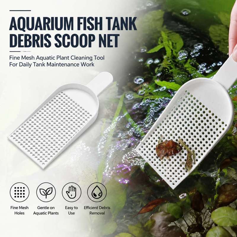 Aquarium Fish Tank Debris Scoo - Planted Aquarium Cleaning ulasan dan harga