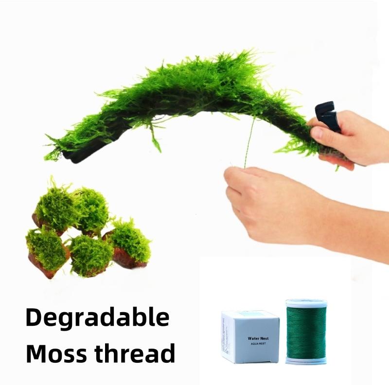 200M Naturally Degradable Moss - Aquarium Moss ulasan dan harga