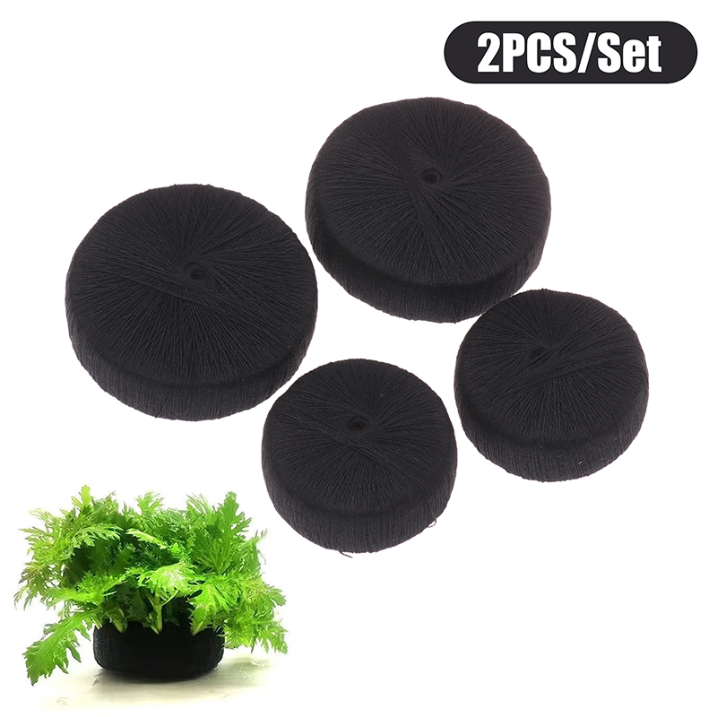 2Pcs 5/7cm Fish Tank Water Gra - Aquarium Plant Substrate ulasan dan harga