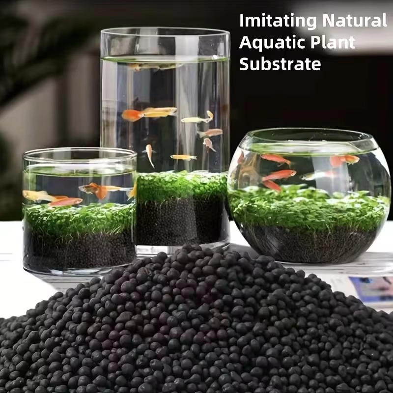 Black Aquarium Substrate Soil  - Aquarium Plant Substrate ulasan dan harga