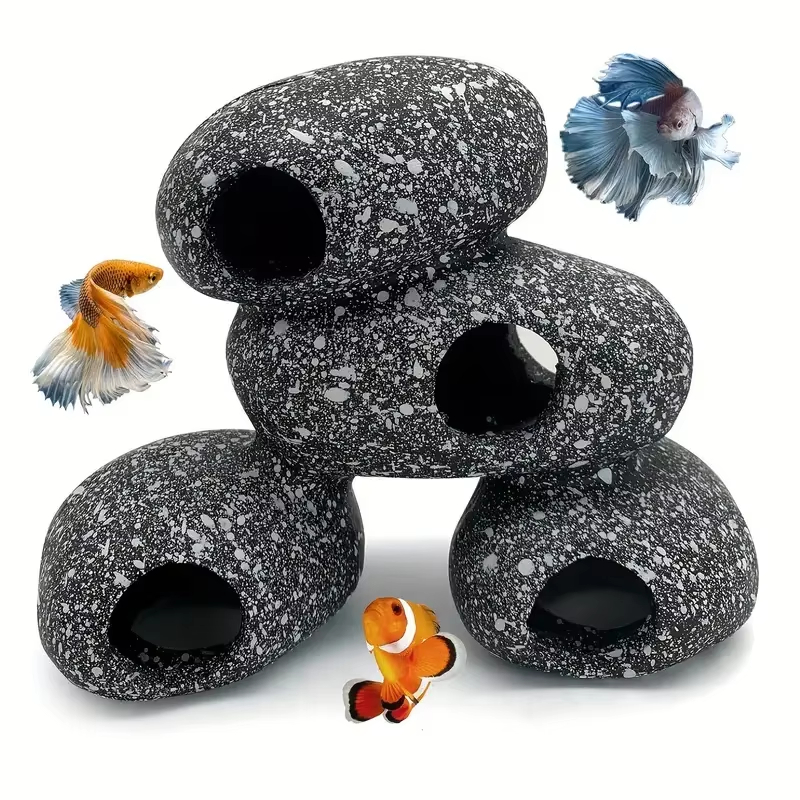 1/2Pcs Aquarium Cichlid Stone  - Aquarium Moss ulasan dan harga